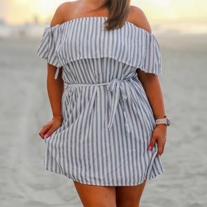 Off the shoulder dress